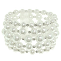MULTI ROW PEARL STRETCH BRACELET SET